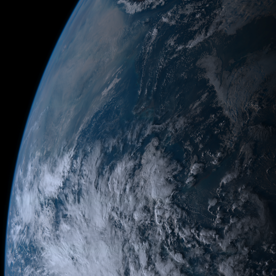 Earth from Himawari 8