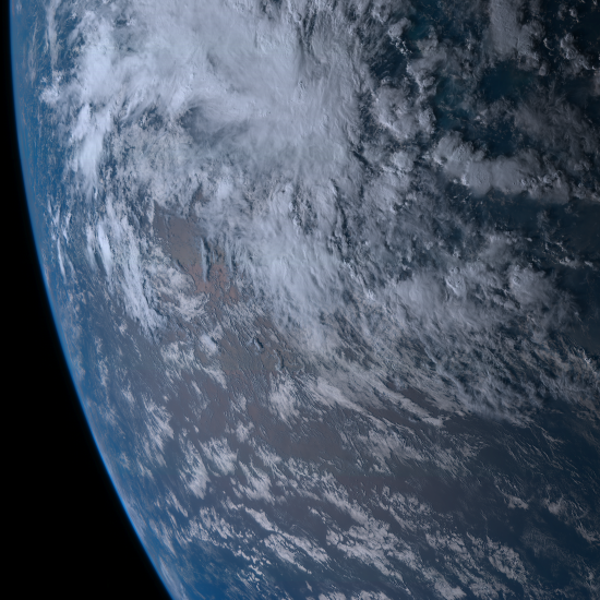 Earth from Himawari 8